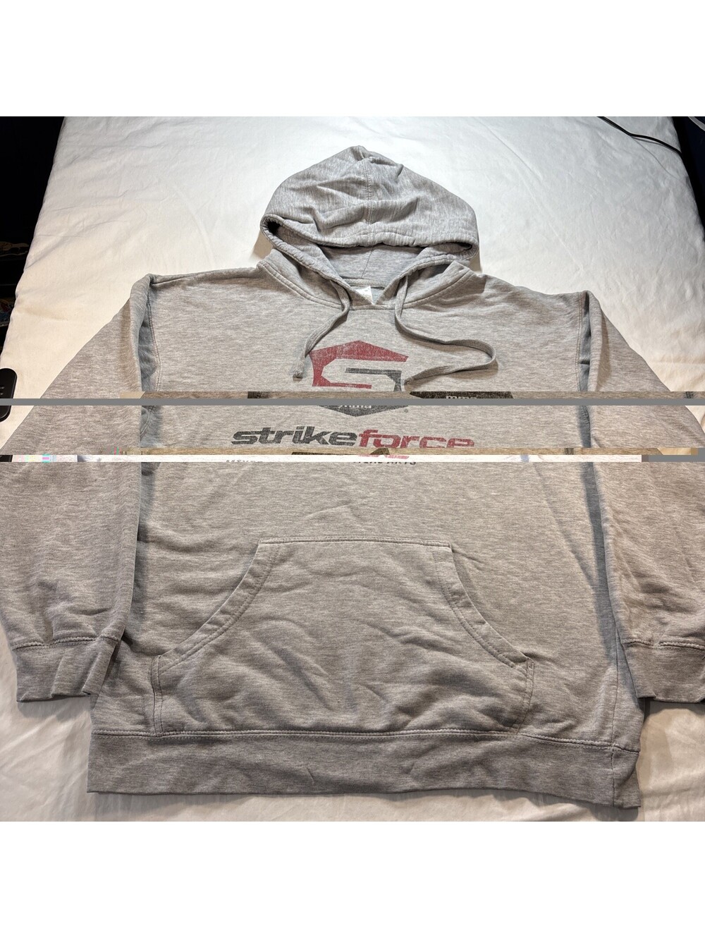 Vintage Strikeforce MMA Hoodie Men’s L Grey UFC Era Fightwesr Collectible